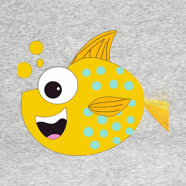 Cute Fish Drawing by Play Zoo